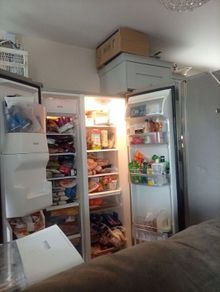 Whirlpool fridge & freezer