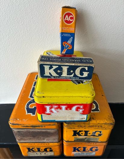 Vintage KLG Spark Plug Advertising Collection