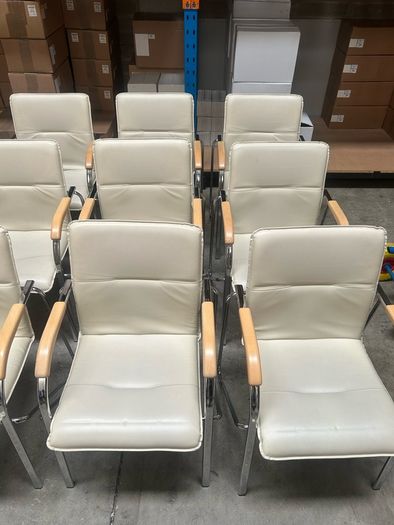 Office Chairs x 12 (Cream)