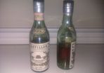 Pinet Castillon Three Star Cognac Bottle. Vintage.
