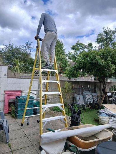 werner fiberglass stepladder