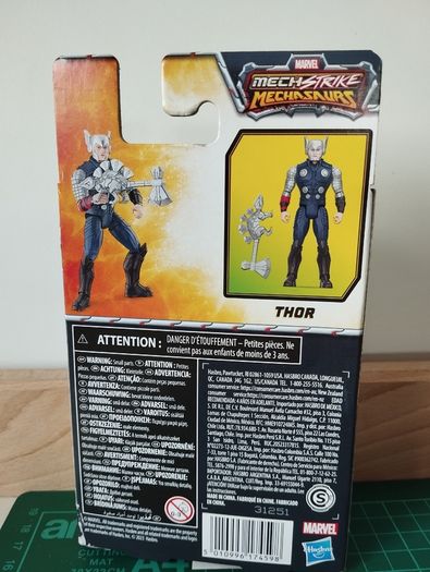 Marvel Mech Strike Mechasaurs Thor Figure (NEW & Sealed)