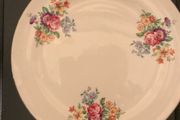 Vintage White Decorative Plate