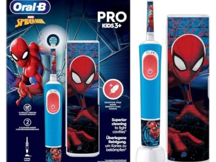 ORAL B VPRO Kids Electric Toothbrush Spider Man