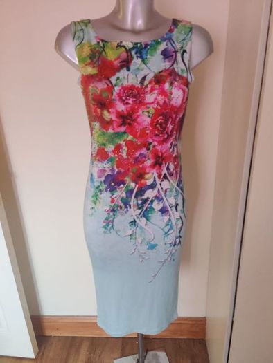 Crimson Ivy USA midi floral dress size UK10 EU38 Postage included