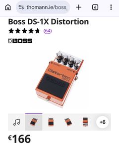 Boss DS-1X Distortion Made in Japan