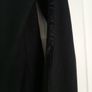 Ladies black v-neck top, long sleeves with tie design, size 14, new with tag Image 3