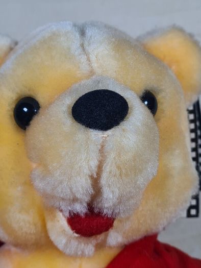 Vintage Disneyworld Winnie The Pooh Teddy Bear Soft Toy Plush Plushie Tagged 1980's