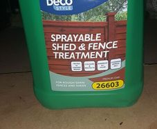 Deco Style Sprayable Shed And Fense Treatment.....medium Oak....unopened...never Used..20 Litres ...4 X 5 Litre