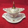 Vintage Miniature Tureen / Regal Porcelain  Pink/ Gold Floral Image 4