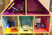 Peppa Pig Wooden Playhouse with Furniture &amp; Figures