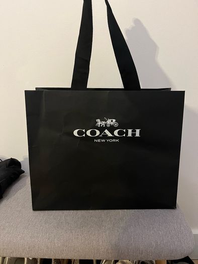 Coach bag paper bag gift bag