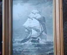 framed John Marshall print