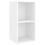 Wall-mounted TV Cabinets 4 pcs White Chipboard Image 2
