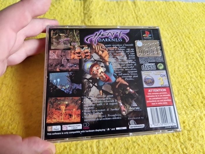 Game in Italian Hear of Darkness PlayStation1 Ps1 PlayStation2 Ps2 games Original