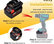 Battery Adapter For Milwaukee For Dewalt to For Makita Bl1830 Bl1850 Batteries 20V To 18V Battery Conversion