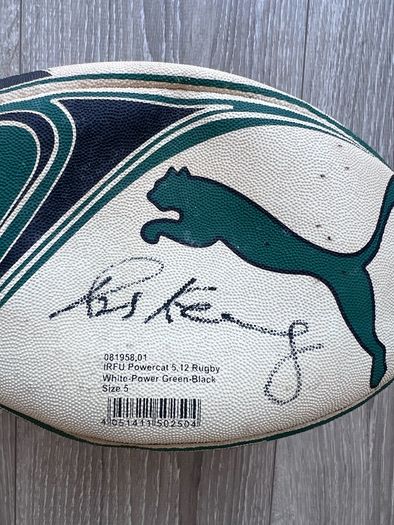 IRFU Puma ball - Signed by Rob Kearney