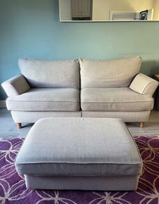 Three Seater Couch w/ separate matching footrest