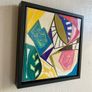Framed Original Painting Art Deco inspired style Original Gift Image 7