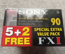Sony FXI 90 blank audio cassette tapes