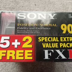 Sony FXI 90 blank audio cassette tapes