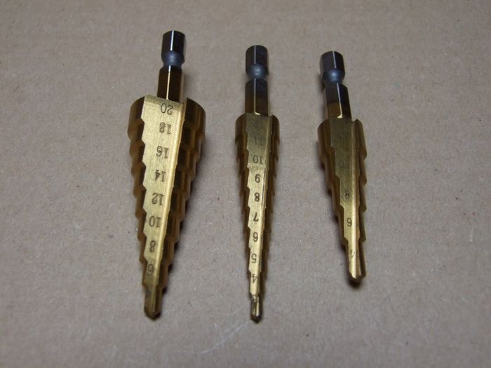 3 Piece Step drill set