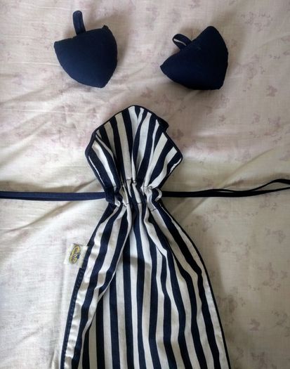 Fabric shoe bag