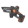 Worx WG325E 20V 1 x 2.0Ah Lithium PowerShare Brushless Cordless 12cm Pruning Chainsaw Image 2