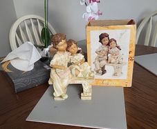 Boy and girl figurines