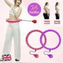 24 Knotes Weighted Hula Hoop Adult Smart Hoola Thin Waist Fitness Weight Loss Image 3
