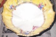 Antique Porcelain Footed Bowl A Present From Bundoran, manufactured in the Silesia region of Germany now part of Poland