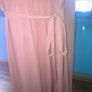Long wedding guest/bridesmaid maxi dress blush pink/peach tone Image 7