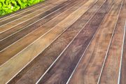 Solid teak table