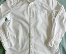 Gap Long sleeved White Cotton Shirt Size L (10-11)