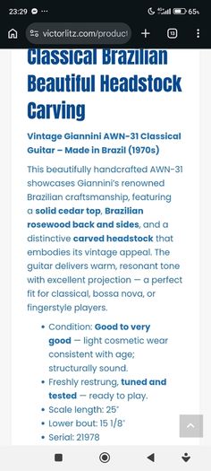 Giannini AWN-31 Bossa Nova guitar