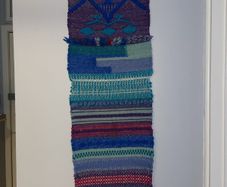 Woven wall hanging