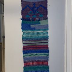Woven wall hanging