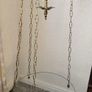 Hanging Swag Lamp & Matching Table Image 7