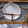 Picnic Basket Used But Nice Image 3