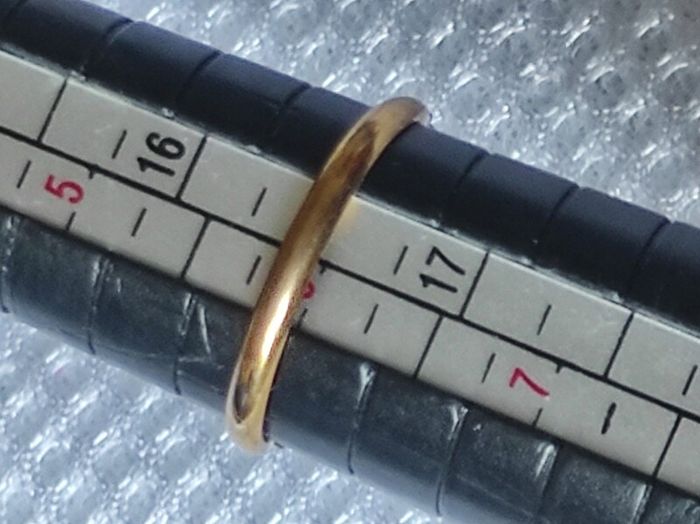 Vintage rolled gold ring