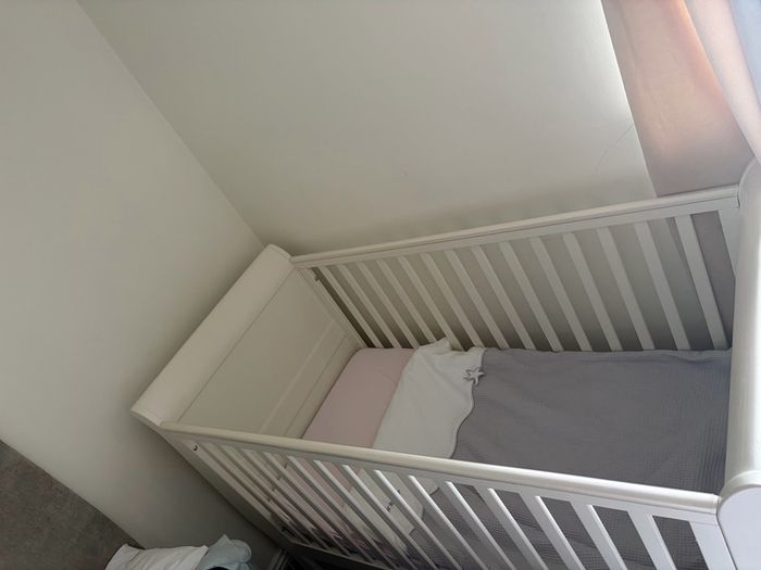 Mamas and Papas Sleigh cot/toddler bed