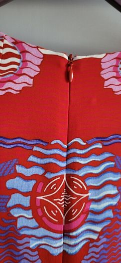 Peter Pilotto Red Abstract Dress Sz 10uk - Rrp 525 (new)