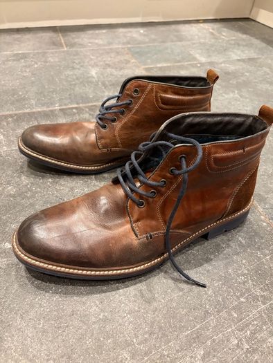 Dubarry Brown Leather Lace Up Ankle Boots EU 46