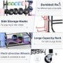 Multifunctional Weight & Fitness Equipment Rack Image 4
