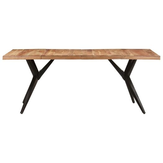 Dining Table 200x90x76 cm Solid Acacia Wood