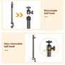BRAND NEW LS01 Extend C Tripod Clamp 90cm Desk Light Stand Live Boom Arm with 1/4" Ball Head for Ring Light DSLR Smartphone Gopro Image 4