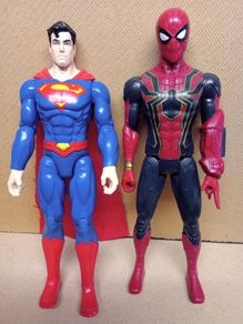 Spiderman  / Superman Action Figures  12"