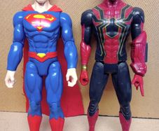 Spiderman  / Superman Action Figures  12"