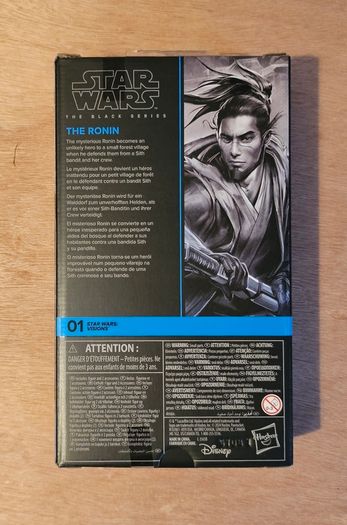 Star Wars The Ronin  6 " Scale Black Series New & Unopened