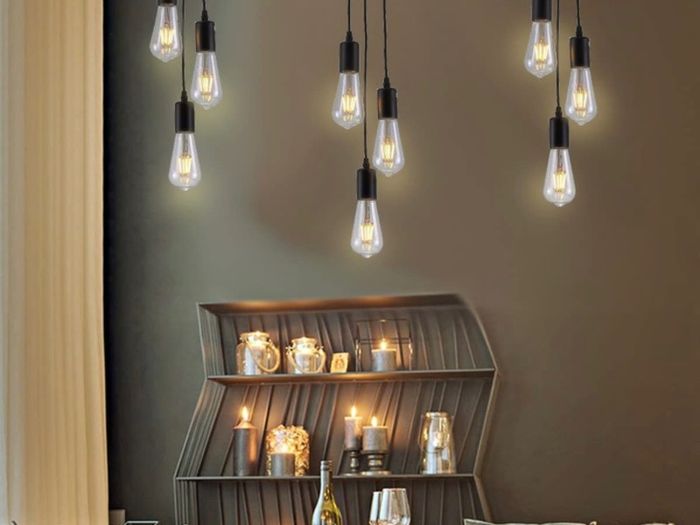 3 Way Ceiling Pendant Cluster Light Fitting Lights E27 Socket Hanging Light Industrial Ceiling Lights MULTIPLE COLOURS AVAILABLE (FREE POSTAGE)